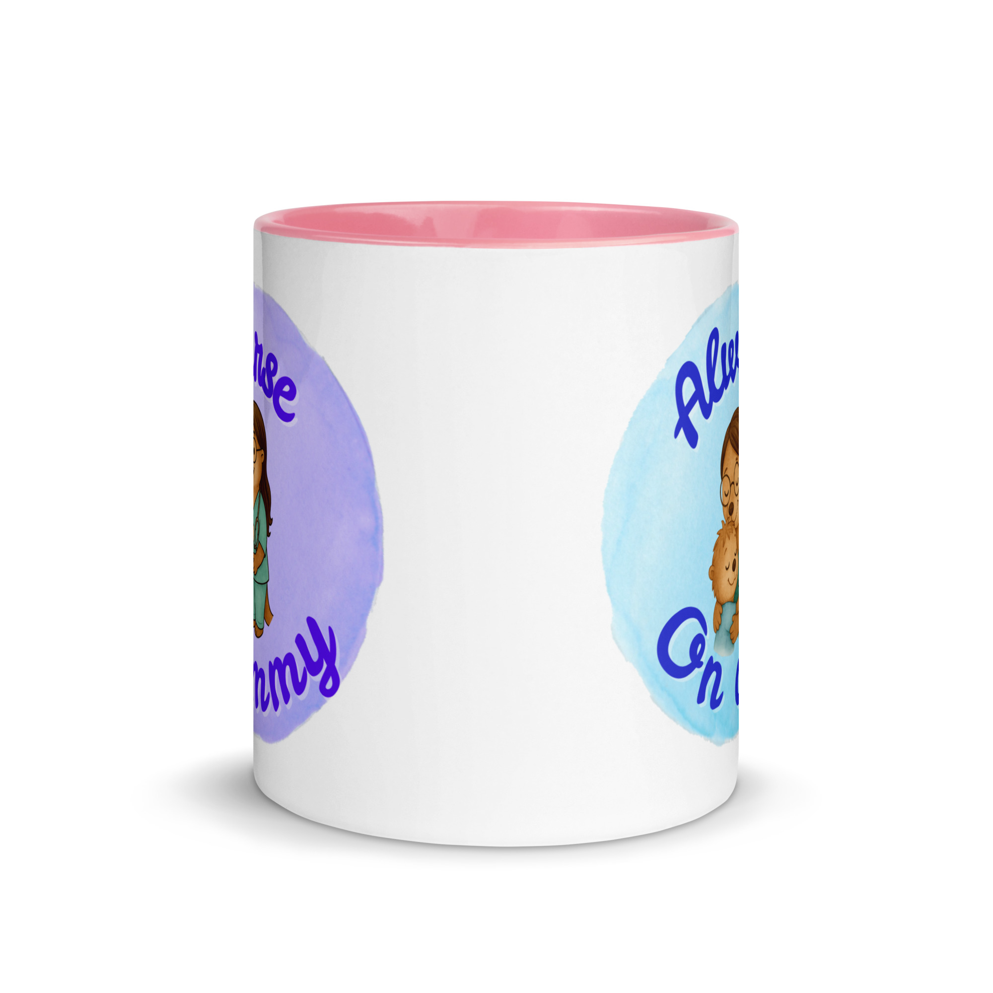 Nurse Mommy, Always on Duty - Mug with Color Inside - Nurse mommy gift - Image 7