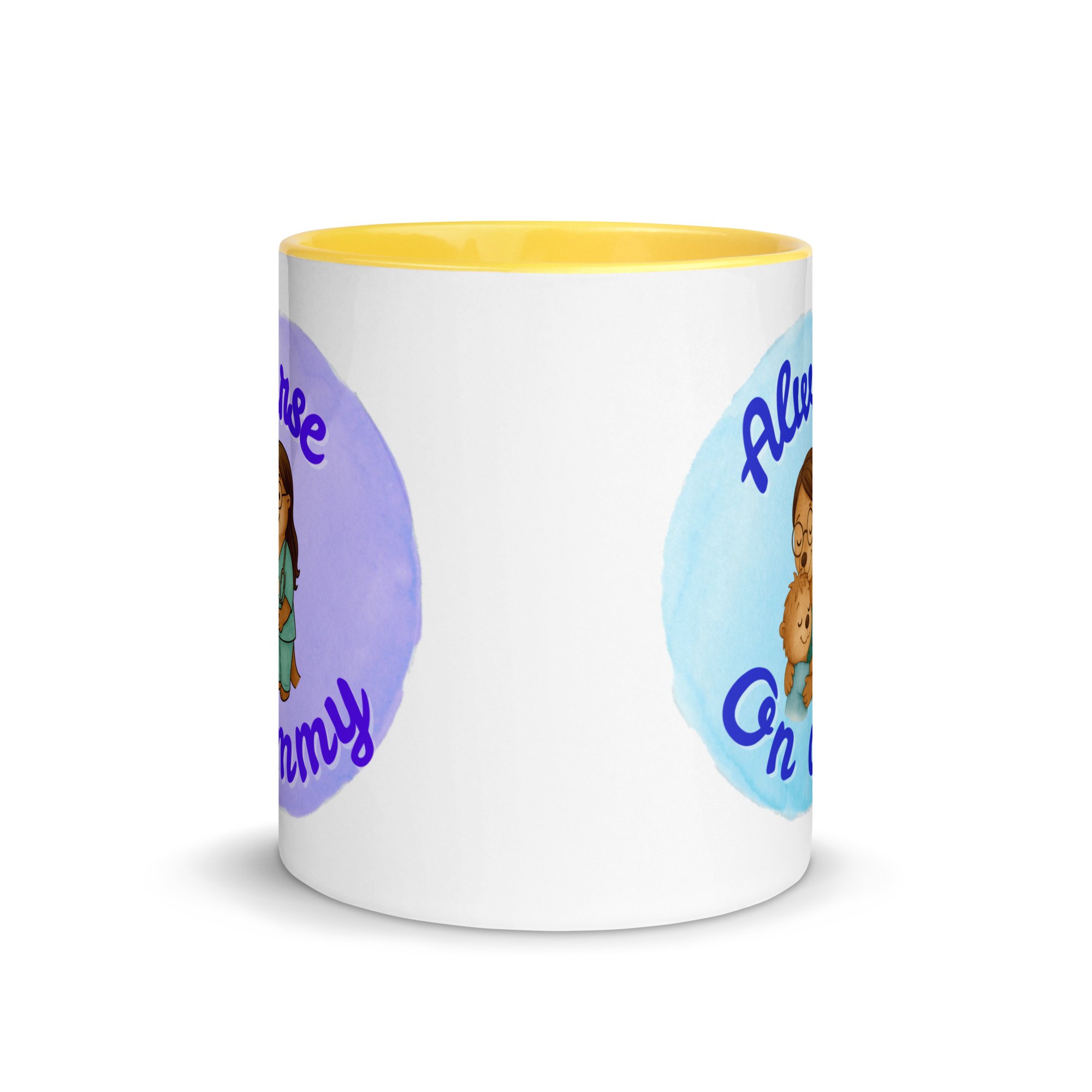 Nurse Mommy, Always on Duty - Mug with Color Inside - Nurse mommy gift - Image 10